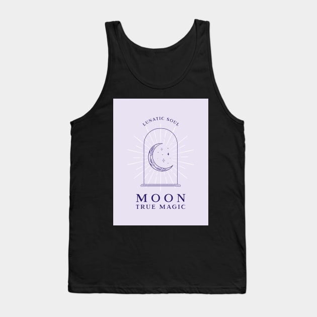 Lunatic Soul | Moon True Magic Tank Top by AladdinHub